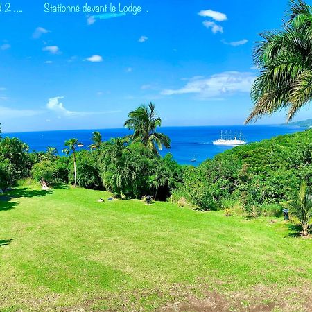 LODGE COLIBRIS vue panoramique mer et montagne pelée , 500 m plage dans un parc , Calme assuré Idéal pour découvrir le nord Caraïbes Le Carbet Extérieur photo